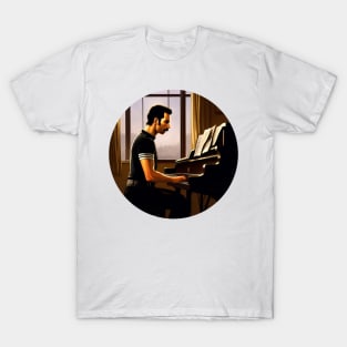 A Legend Is Playing The Piano T-Shirt